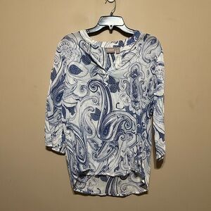 Chico’s Paisley Print Blouse